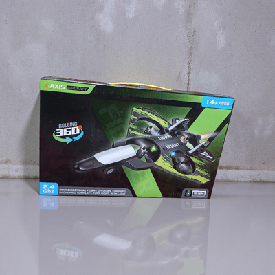 4-Axis RC Aircraft Drone – Rolling 360° Stunt Plane with Remote & Wrist Control_img_0
