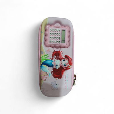 Kids Smart Pencil Box with Calculator – Cartoon Design School Pencil Case_img_2