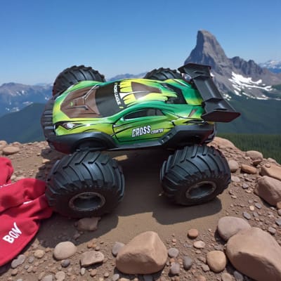30 Kilo per Hour -High-Speed Monster Stunt Truck – 360° Spin, Big Tyre, Rechargeable RC Car_img_0