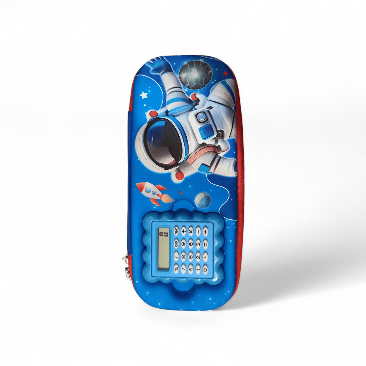 Kids Smart Pencil Box with Calculator – Cartoon Design School Pencil Case
